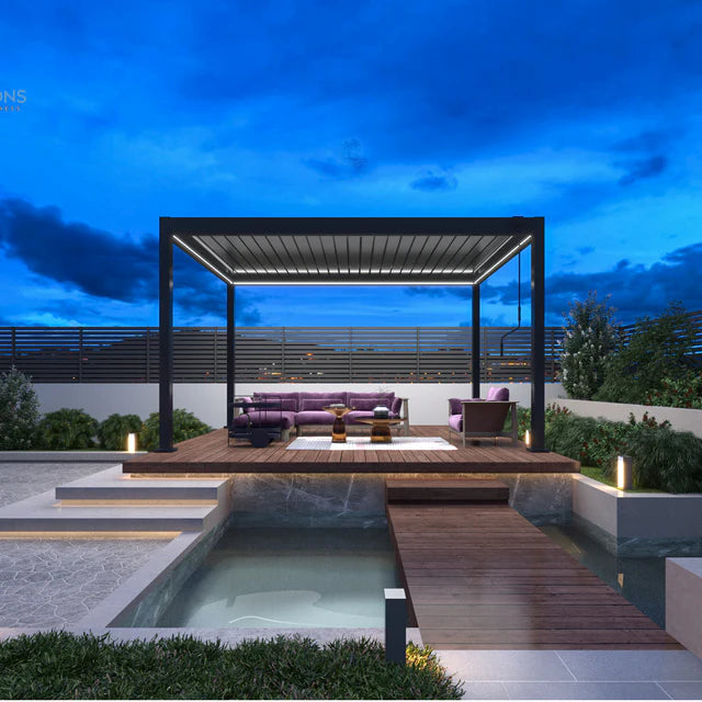 Pergola Holz – Aluminium Pergola von Sky Pergola ist besser!