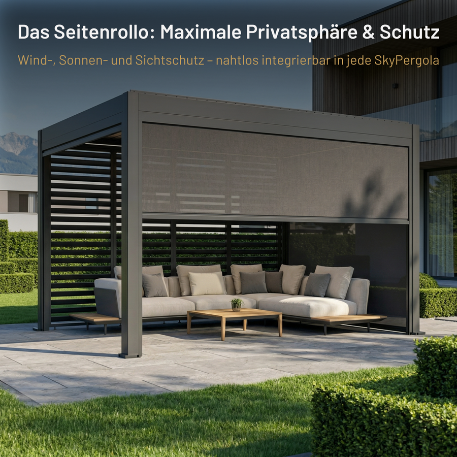 Sky Pergola ستارة جانبية رول