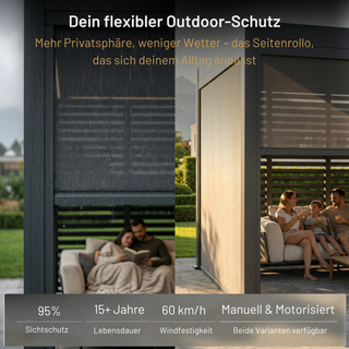 Sky Pergola ستارة جانبية رول