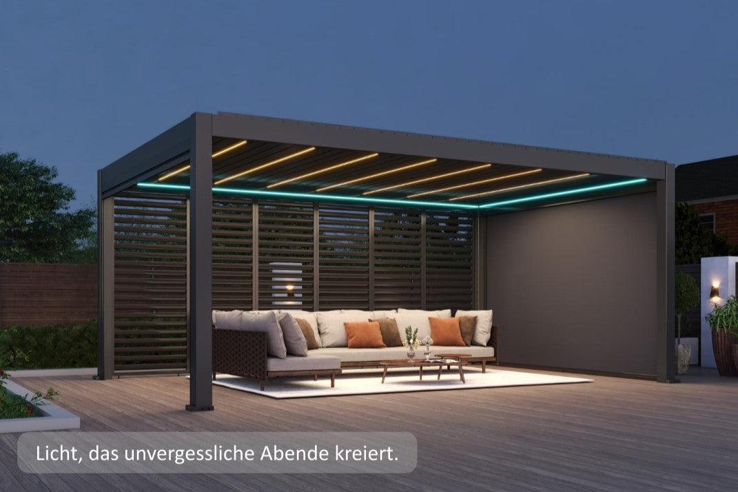 إضاءة LED مدمجة في الشرائح والإطار