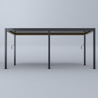 نموذج عرض: SkyLite ECO برغولا ألمنيوم LED 3m x 6m
