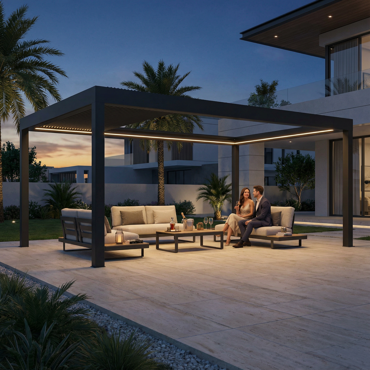 LED مدمجة في الإطار