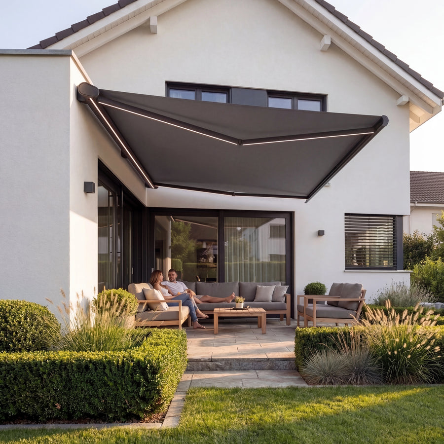 SkyPergola SkyShade LED مظلة شمسية - بمحرك