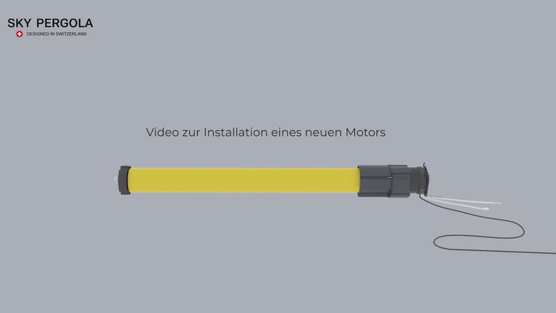 Motor wechseln Seitenrollo Motorisiert